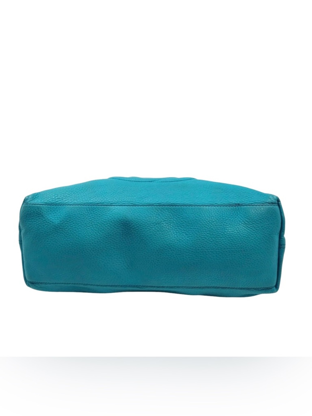 ❌SOLD❌ Gucci Teal Leather Soho Chain Shoulder Bag Medium - Picture 3 of 8